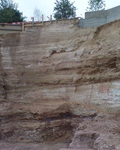 rock excavation at helsby